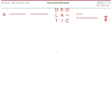 Tablet Screenshot of drolatic.com